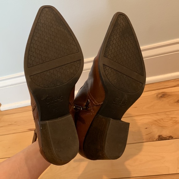 Cognac leather Circus by Sam Edelman booties - Picture 5 of 5